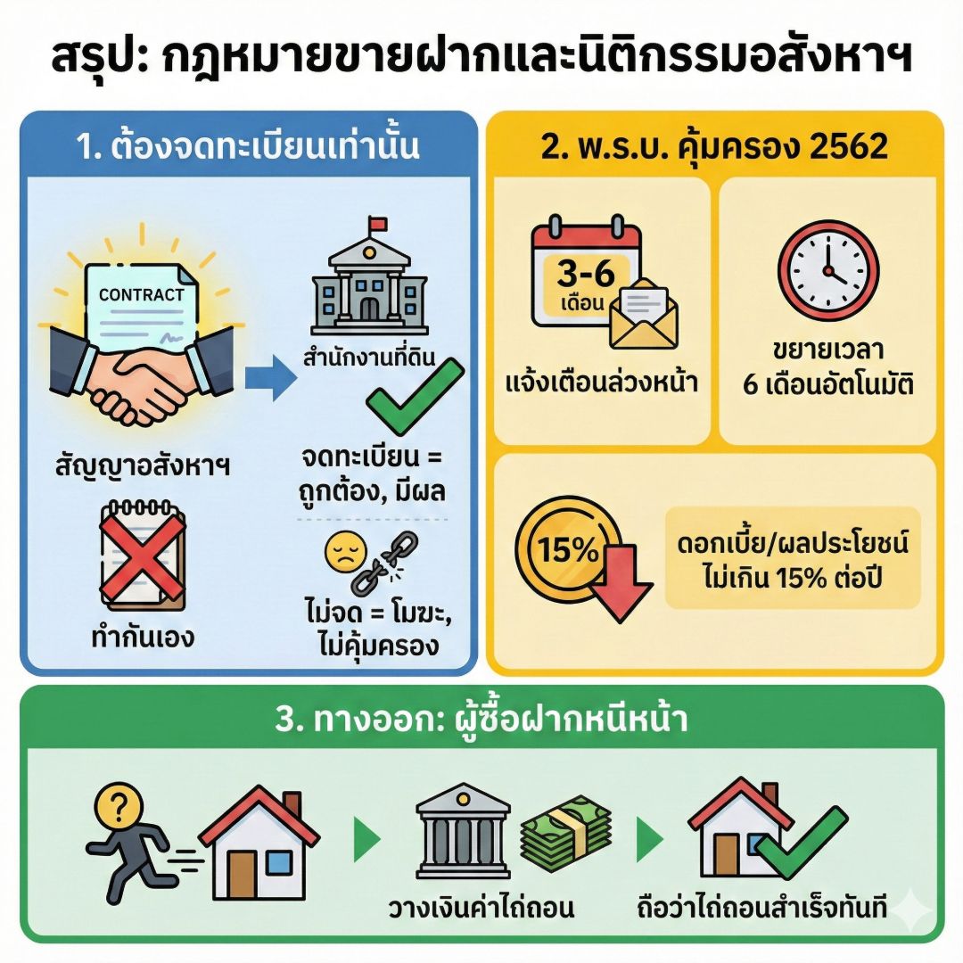 การเปรียบเทียบเชิงลึก: การจำนอง vs การขายฝาก